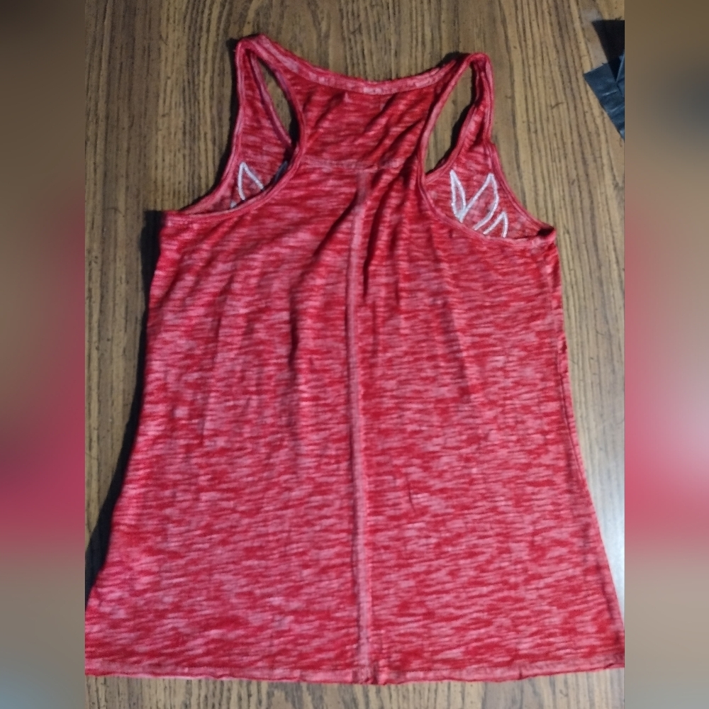 Red Embellished Tank Top - Picture 10 of 12